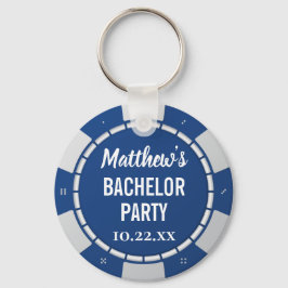 Bachelor Party Gambling Poker Chip Nyckelring