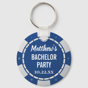 Bachelor Party Gambling Poker Chip Nyckelring