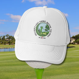 Bachelor Party Golfer Namn Last Swing Keps