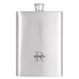 Bachelor Party Groom Flask Monogram Gift Fickplunta