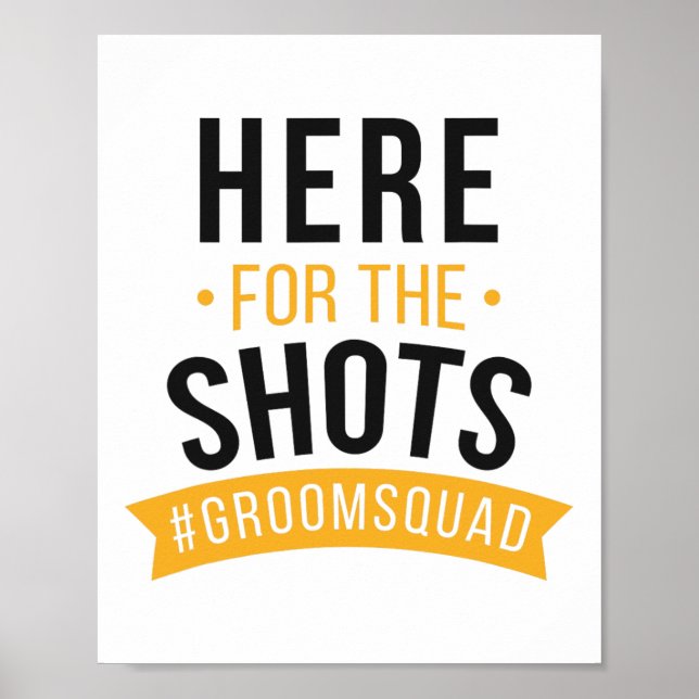Bachelor Party Groom Förlovning Bröllop Giftermål  Poster (Framsidan)