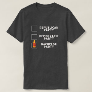 Bachelor Party Groomsman Shirt - Lustigt tal T