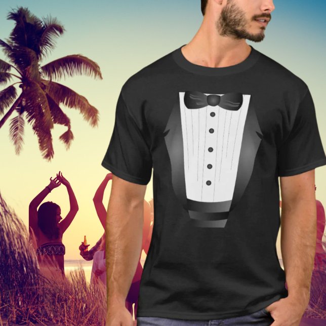 Bachelor Party Groomsman Team Groom Black tuxedo Tröja (Bachelor Party Groomsman Team Groom black tuxedo T-Shirt)