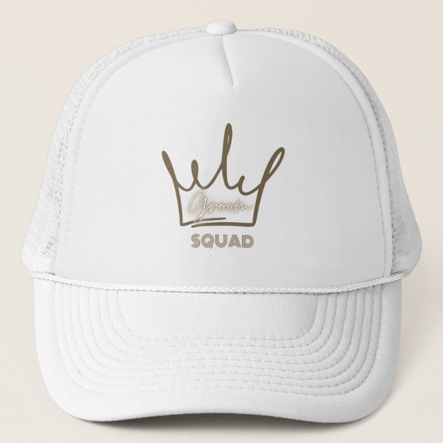 Bachelor Party Hat | Groom Square Keps (Framsida)