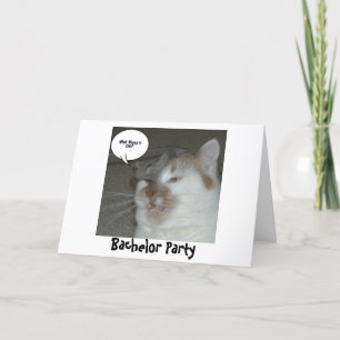 Bachelor Party Humor Inbjudan