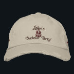 Bachelor Party I Stone Broderad Keps<br><div class="desc">En snyggt och personlig broderade hatt för varje Bachelorette Bash!</div>