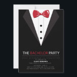 Bachelor Party-inbjudan Inbjudningar<br><div class="desc">Inbjudan dem till bilfesten med denna elegant- och snyggt-inbjudan med svart tuxedo och röd bågslips. Designad av Freepikbr/>Kortet är enkelt att anpassa med din text, ditt teckensnitt, färg, pappra formalternativ och val av sex pappra typer.() Inte exakt vad du är tittar för? Alla våra produkter kan vara designad anpassningsbar för...</div>