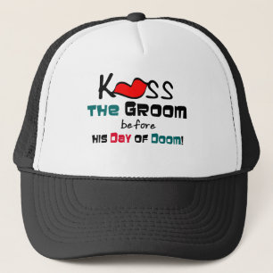 Bachelor Party Kiss the Groom Hat Truckerkeps