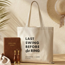 Bachelor Party Last Swing Before the Ring Minimal