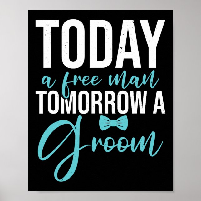 Bachelor Party Morgon A Groom Poster (Framsidan)