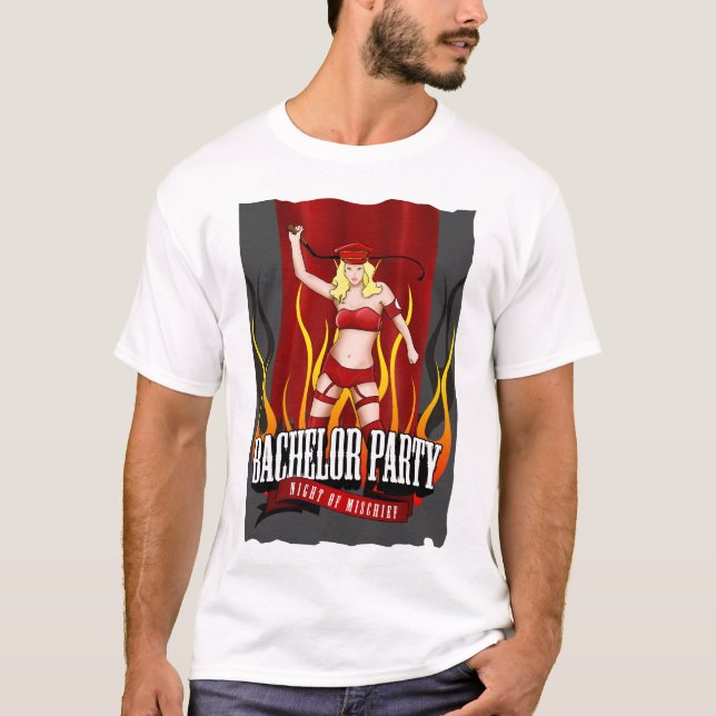 Bachelor Party - Natten of MisChief Tee (Framsida)