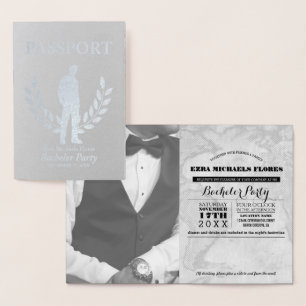 Bachelor Party-pass silver foil Folierat Kort