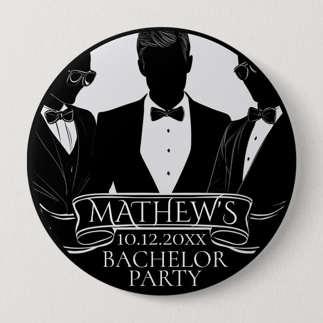 Bachelor Party Poker Chip Knapp (Framsida)