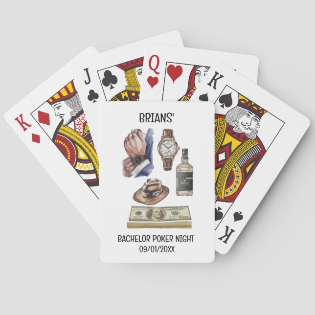 Bachelor Party Poker Party Playing Cards Casinokort (Baksidan)