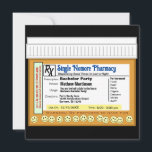 Bachelor Party RX för Roligt Inbjudningar<br><div class="desc">Skriv ut ett recept på roligt till dina gäster i party. Anpassa ordalydelsen och texten för alla tillfälle. Underbar inbjudan till sjuksköterskor,  läkare,  patienter,  gå bra,  vårdgivare,  apotekare,  medicinska kliniker,  sjukhus,  labbtekniker och så vidare!</div>