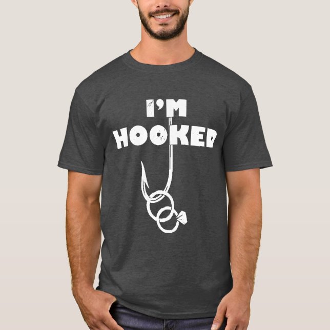 Bachelor Party s Funny Groom Fishing Quote IM T Shirt (Framsida)