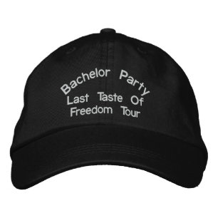 Bachelor Party, sista gången frihetstävlingen triv Broderad Keps