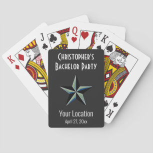 Bachelor Party Star Wedding Favor Casinokort