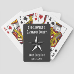 Bachelor Party Star Wedding Favor Casinokort
