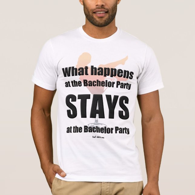 Bachelor Party t-shirt (Framsida)