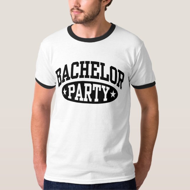 Bachelor Party T-shirt (Framsida)