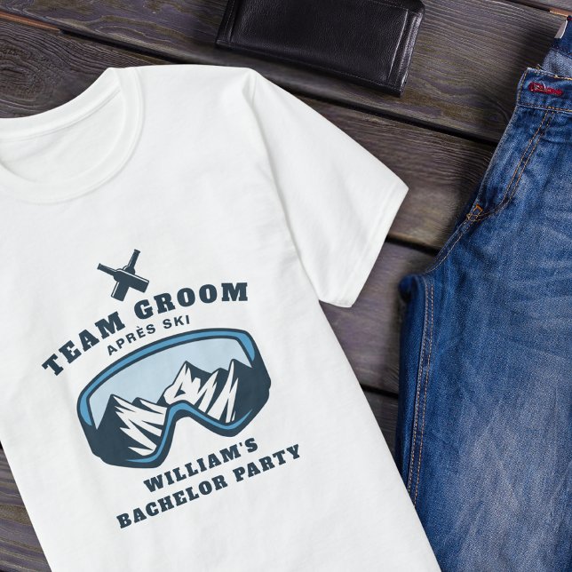 Bachelor Party Team Groom Apres Ski T Shirt (Skapare uppladdad)