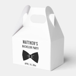 Bachelor Party Tuxedo Bow Tie Bröllop Presentaskar