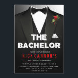 Bachelor Party Tuxedo-inbjudan Inbjudningar<br><div class="desc">Image Kredit: Freepik.com</div>