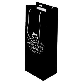 Bachelor Party Tuxedo Tie Black