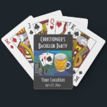 Bachelor Party Wedding Favor Beer Poker Casinokort<br><div class="desc">De här ölen och poker-teman-korten är perfektens bröllopsförmån eller gåva till ditt kandidatparti. Anpassa med gruppens meddelande om namn,  party eller annan anpassningsbar och datum för kandidatpartiet. Färgen och teckensnittet i texten kan ändras så att det passar dina önskemål.</div>