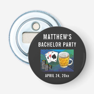 Bachelor Party Wedding Favor Beer Poker Flasköppnare