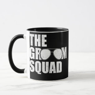 Bachelor Party's För manar Manar Groom Squad Mugg
