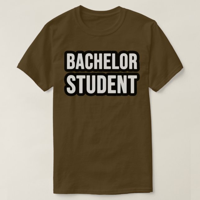 Bachelor student t shirt (Design framsida)