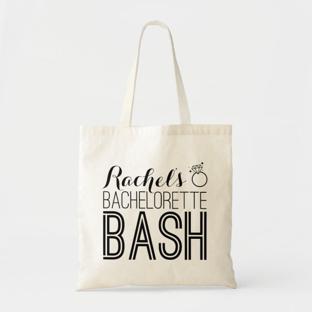 Bachelorette Bash |Bachelorette Tote Tygkasse (Framsidan)