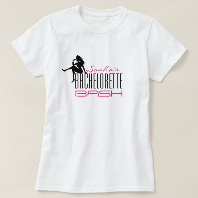 Bachelorette Bash T-shirt (Design framsida)