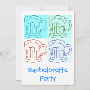 Bachelorette Beer Party Inbjudan