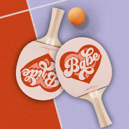 Bachelorette Bride Babe Tribe Squad Heart Pingisracket