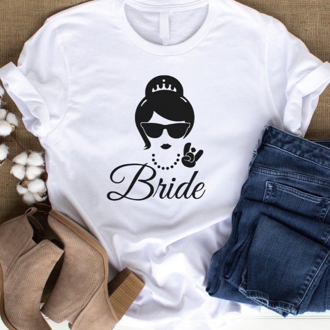 Bachelorette Bride T Shirt (elgant leady future birde t-shirt)