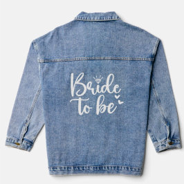 Bachelorette Bride to be Denim Jacka