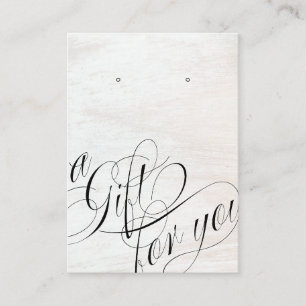 Bachelorette Bridesmaid Script Wood Earring