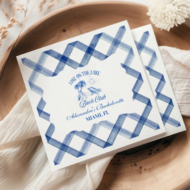 Bachelorette by the Lake Pappersservett (Skapare uppladdad)