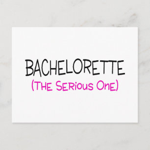 Bachelorette den seriösa vykort