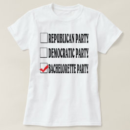 Bachelorette-festen. T-shirt