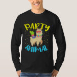 Bachelorette Födelsedagsfest Llama Party Animal T Shirt<br><div class="desc">Bachelorette Födelsedagsfest Llama Party Animal</div>