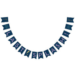 Bachelorette för jumbostänksjöjungfru baner vimplar