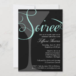 Bachelorette Girls Night Out Soiree-inbjudan Inbjudningar