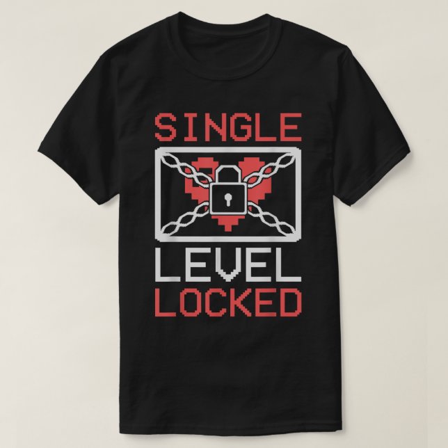Bachelorette Groom Single Level Locked Bachelor Pa T Shirt (Design framsida)