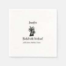 Bachelorette helg coconut träd klubb add namn