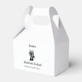 Bachelorette helg coconut träd klubb add namn presentaskar