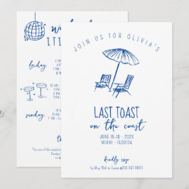 Bachelorette helg inbjudningar